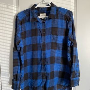 American Eagle boyfriend fit, women’s small flannel